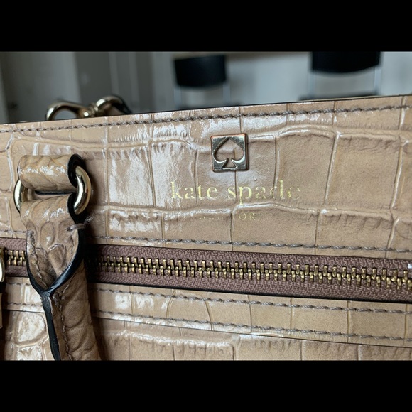 Kate Spade Beige Crocodile Skin Purse - Picture 3 of 6